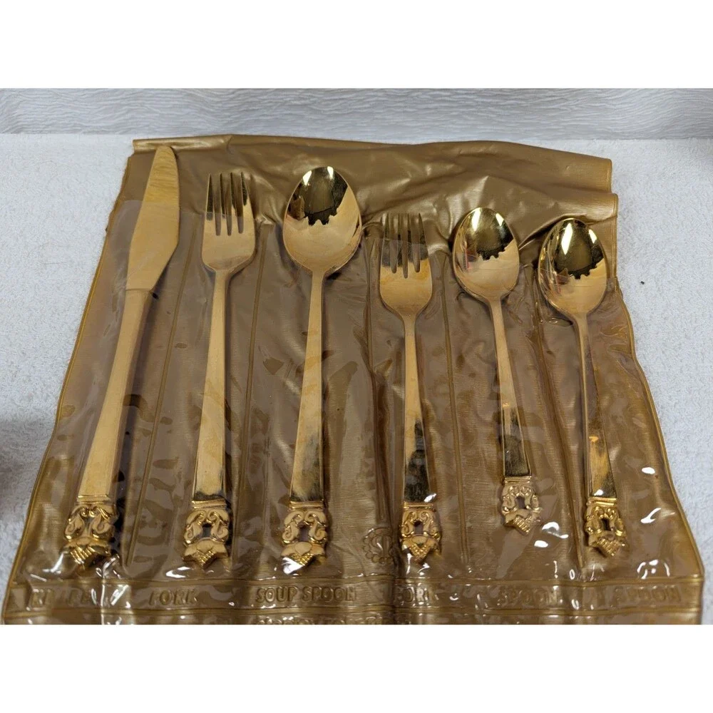 Stanley Roberts - Gold Valentine - Gold Electroplate - Rogers Co Flatware